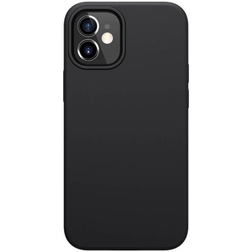 Apple iPhone 12 Mini NILLKIN Flex Pure szilikon hátlap, Fekete