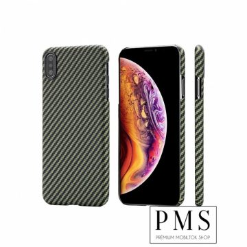   iPhone XS Max Pitaka Aramid Twill tok (KI9005XM), Fekete/Sárga