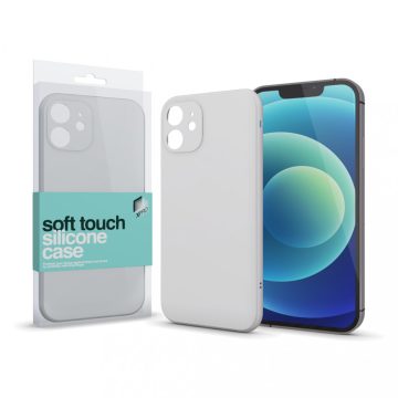   Apple iPhone 7 / 8 / SE (2020) Soft Touch Slim prémium szilikon tok, Fehér