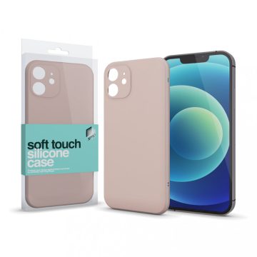   Apple iPhone XR Soft Touch Slim prémium szilikon tok, Púderpink