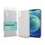 Samsung Galaxy A02s Soft Touch Slim prémium szilikon tok, Törtfehér