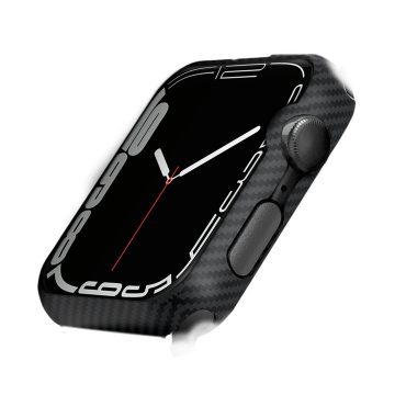   Apple Watch 45 mm Pitaka Air Case Twill tok (KW2002A), Fekete / Szürke