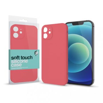   Xiaomi 12 Pro Soft Touch Slim prémium szilikon tok, Sötétpink