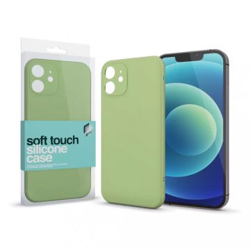   Samsung Galaxy A03 Soft Touch Slim prémium szilikon tok, Világoszöld