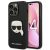 Apple iPhone 14 Pro Karl Lagerfeld (KLHCP14LSAPKHK) Saffiano Karl Head hátlapi tok, Fekete