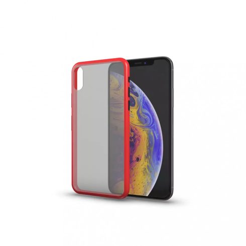 Apple iPhone 14 Pro Max matt tok színes gombokkal, Piros