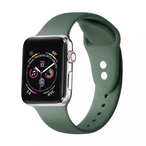 Apple Watch szilikon sport szíj (38mm/40mm/41mm), Zöld