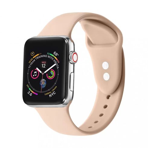 Apple Watch szilikon sport szíj (38mm/40mm/41mm), Pink