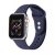 Apple Watch szilikon sport szíj (38mm/40mm/41mm), Sötétkék