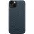Apple iPhone 15 Pitaka MagEZ Case 4 Aramid 1500D Twill tok - MagSafe rögzítéssel, Fekete/Kék