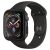 Apple Watch S4/S5/S6/SE 44mm Spigen Thin Fit tok, Fekete