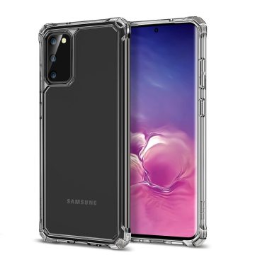   Samsung Galaxy S20 ESR Air Armor közepesen ütésálló szilikon tok, Átlátszó