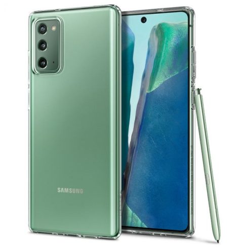 Samsung Galaxy Note 20 Spigen Crystal Flex szilikon tok, Átlátszó