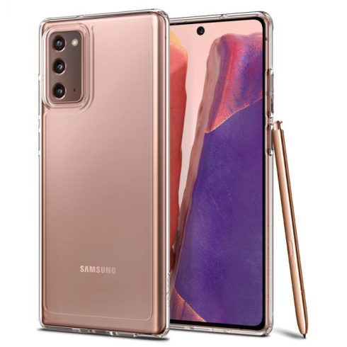 Samsung Galaxy Note 20 Spigen Crystal Hybrid szilikon tok, Átlátszó