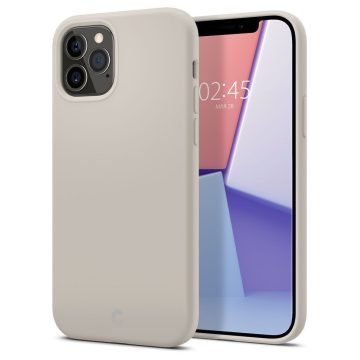   Apple iPhone 12 Pro Max Spigen Cyrill Silicone Stone szilikon tok, Kavicsszürke