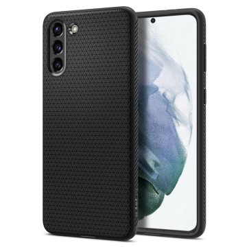   Samsung Galaxy S21 Spigen Liquid Air Black szilikon tok, Fekete
