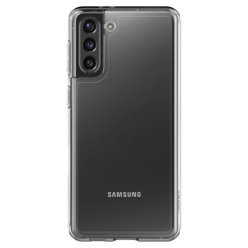 Samsung Galaxy S21 Plus Spigen Crystal Hybrid Crystal Clear tok, Átlátszó
