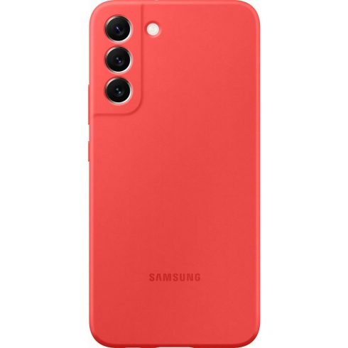 Samsung Galaxy S22 GYÁRI szilikon védőtok (EF-PS901TP), Piros
