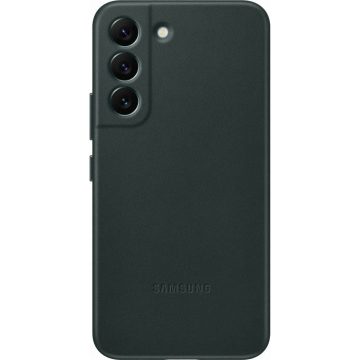Samsung Galaxy S22 GYÁRI bőr hátlap (EF-VS901LG), Zöld