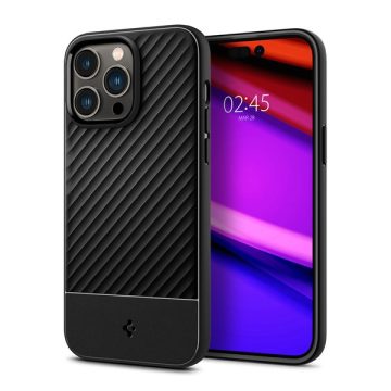   Apple iPhone 14 Pro Max Spigen Core Armor Matte Black szilikon hátlapi tok, Fekete