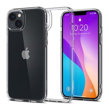   Apple iPhone 14 Spigen Ultra Hybrid Crystal Clear szilikon hátlapi tok, Átlátszó