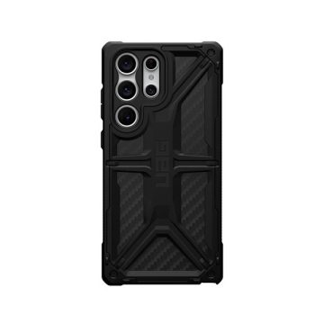   Samsung Galaxy S23 Ultra UAG Monarch ütésálló szilikon hátlapi tok, Karbon fekete