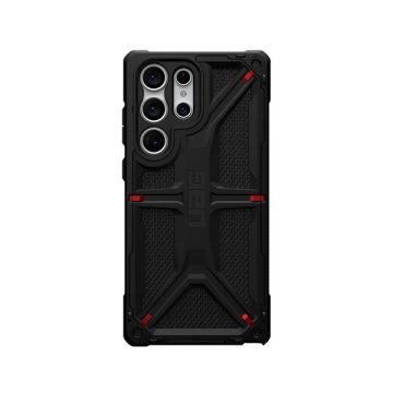   Samsung Galaxy S23 Ultra UAG Monarch ütésálló szilikon hátlapi tok, Fekete