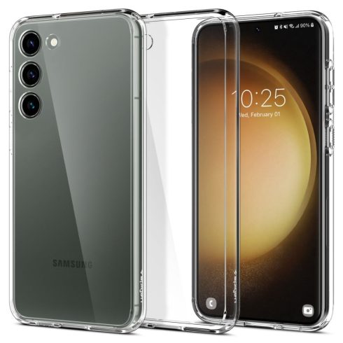 Samsung Galaxy S23 Spigen Ultra Hybrid Crystal Clear szilikon hátlapi tok, Átlátszó