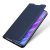 Samsung Galaxy S20 Plus Dux Ducis Skin Pro bőr hatású wallet típusú flip tok, Sötétkék