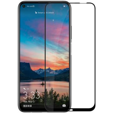   Huawei P40 Lite NILLKIN 2.5D CP+ PRO képernyővédő üveg, Fekete