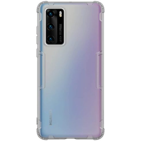 Huawei P40 NILLKIN Nature közepesen ütésálló hátlap, Szürke