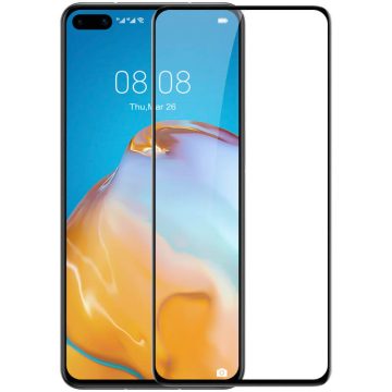   Huawei P40 NILLKIN 2.5D CP+ PRO képernyővédő üveg, Fekete