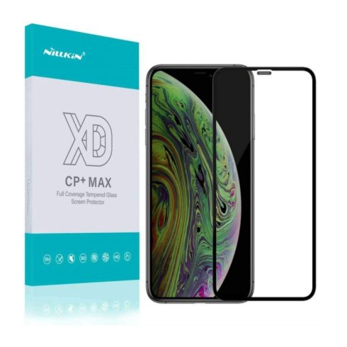 Huawei P40 NILLKIN XD CP+ MAX képernyővédő üveg, Fekete