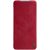 Xiaomi Mi 10T Lite NILLKIN QIN bőr hatású wallet típusú flip tok, Piros