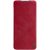 Samsung Galaxy A42 NILLKIN QIN bőr hatású wallet típusú flip tok, Piros