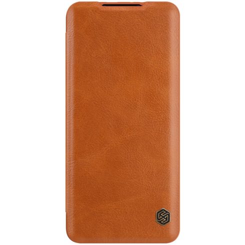 Xiaomi Mi 11 NILLKIN QIN bőr hatású wallet típusú flip tok, Barna