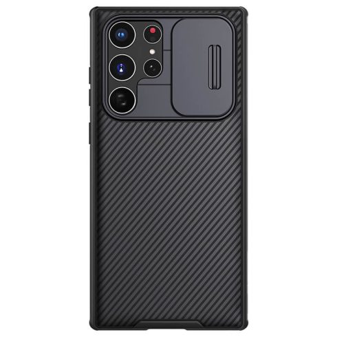 Samsung Galaxy S22 Ultra NILLKIN CamShield Pro közepesen ütésálló hátlap, Fekete