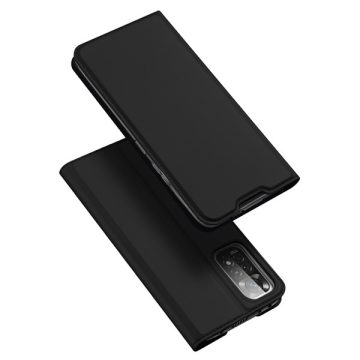   Xiaomi Redmi Note 11 Pro Dux Ducis Skin Pro bőr hatású wallet típusú flip tok, Fekete
