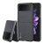 Samsung Galaxy Z Flip 3 5G Dux Ducis Fino prémium szilikon tok, Fekete