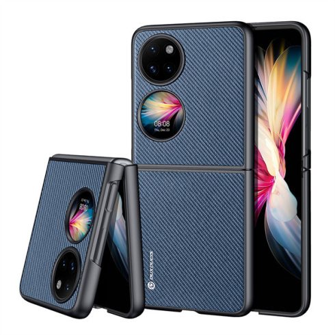 Huawei P50 Pocket Dux Ducis Fino prémium szilikon tok, Sötétkék