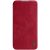 Apple iPhone 14 NILLKIN QIN Pro bőr hatású wallet típusú flip tok, Piros