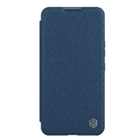 Apple iPhone 14 Plus NILLKIN QIN Pro szövet hatású wallet típusú flip tok, Sötétkék