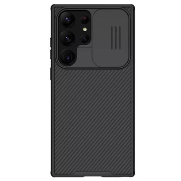   Samsung Galaxy S23 Ultra NILLKIN CamShield Pro közepesen ütésálló hátlap, Fekete
