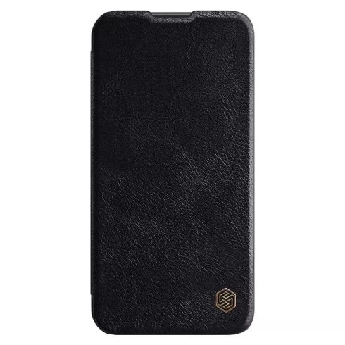 Samsung Galaxy S23 Plus NILLKIN QIN Pro bőr hatású wallet típusú flip tok, Fekete