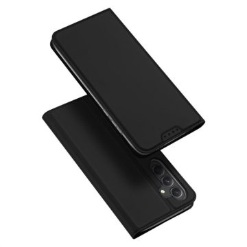   Samsung Galaxy A54 5G Dux Ducis Skin Pro bőr hatású wallet típusú flip tok, Fekete