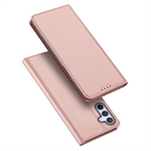 Samsung Galaxy A54 5G Dux Ducis Skin Pro bőr hatású wallet típusú flip tok, Rózsaszín