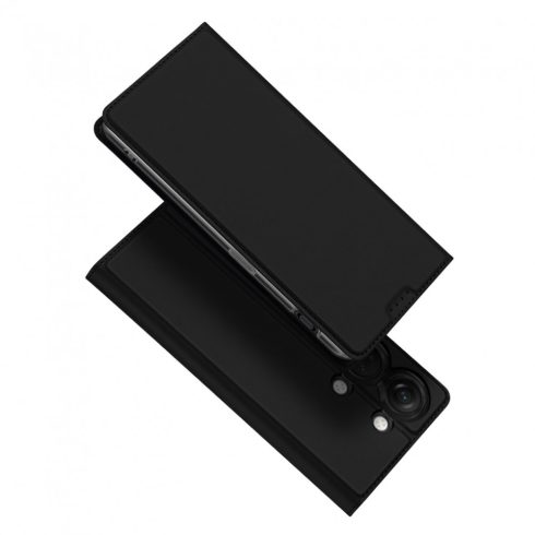 OnePlus Nord 3 5G Dux Ducis Skin Pro bőr hatású wallet típusú flip tok, Fekete