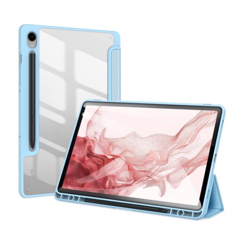 Samsung Galaxy Tab S9 LTE (SM-X716) Dux Ducis TOBY bőr hatású tablet tok, Világoskék
