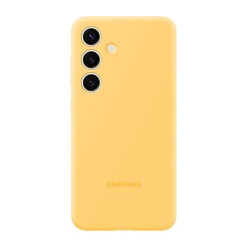 Samsung Galaxy S24 GYÁRI szilikon védőtok (EF-PS921TYEG), Sárga
