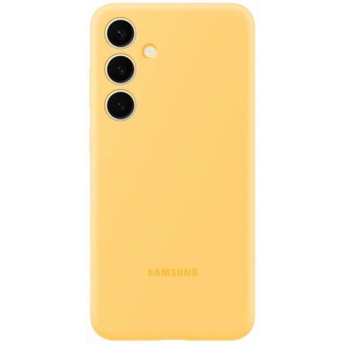 Samsung Galaxy S24 Plus GYÁRI szilikon védőtok (EF-PS926TYEG), Sárga